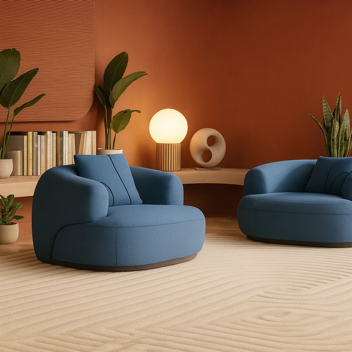 VelinCurve Accent Chair